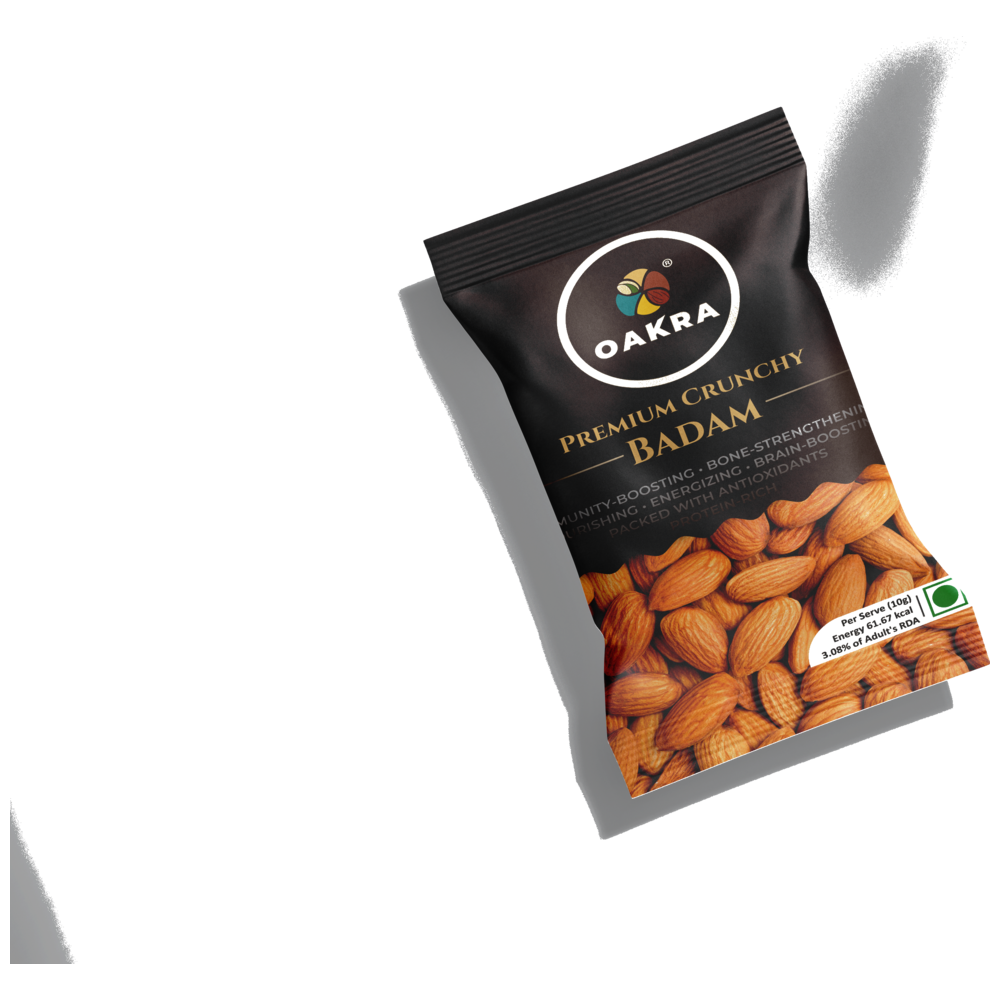 Oakra Premium Crunchy Badam pack