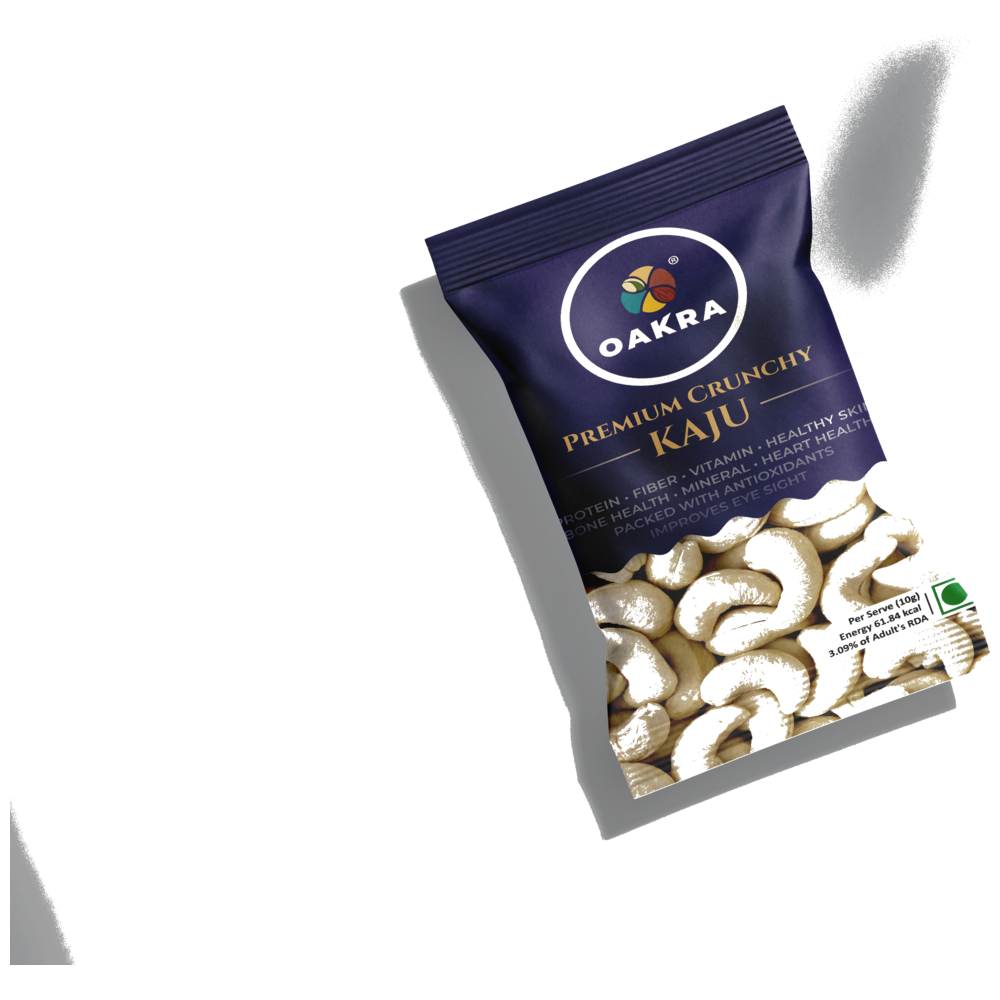 Oakra Premium Crunchy Kaju pack